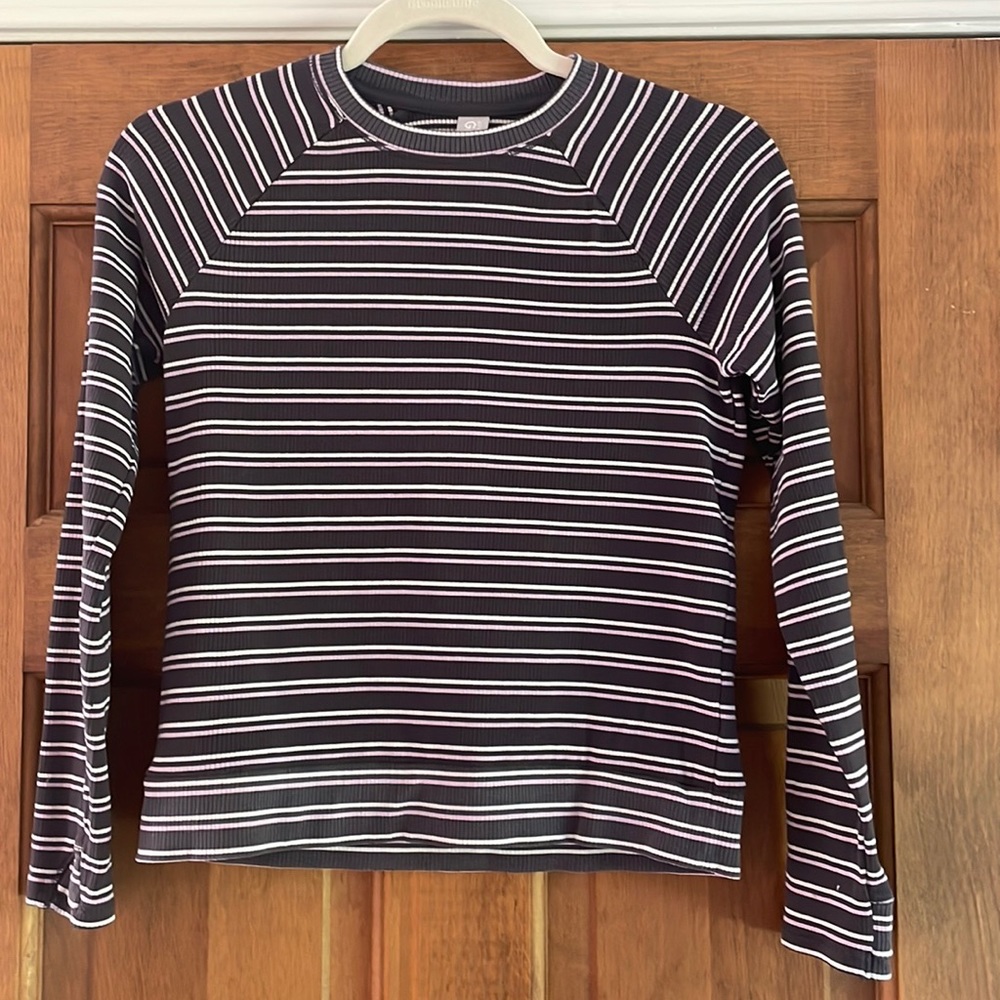 Athleta Girl Home Stretch Stripe Top